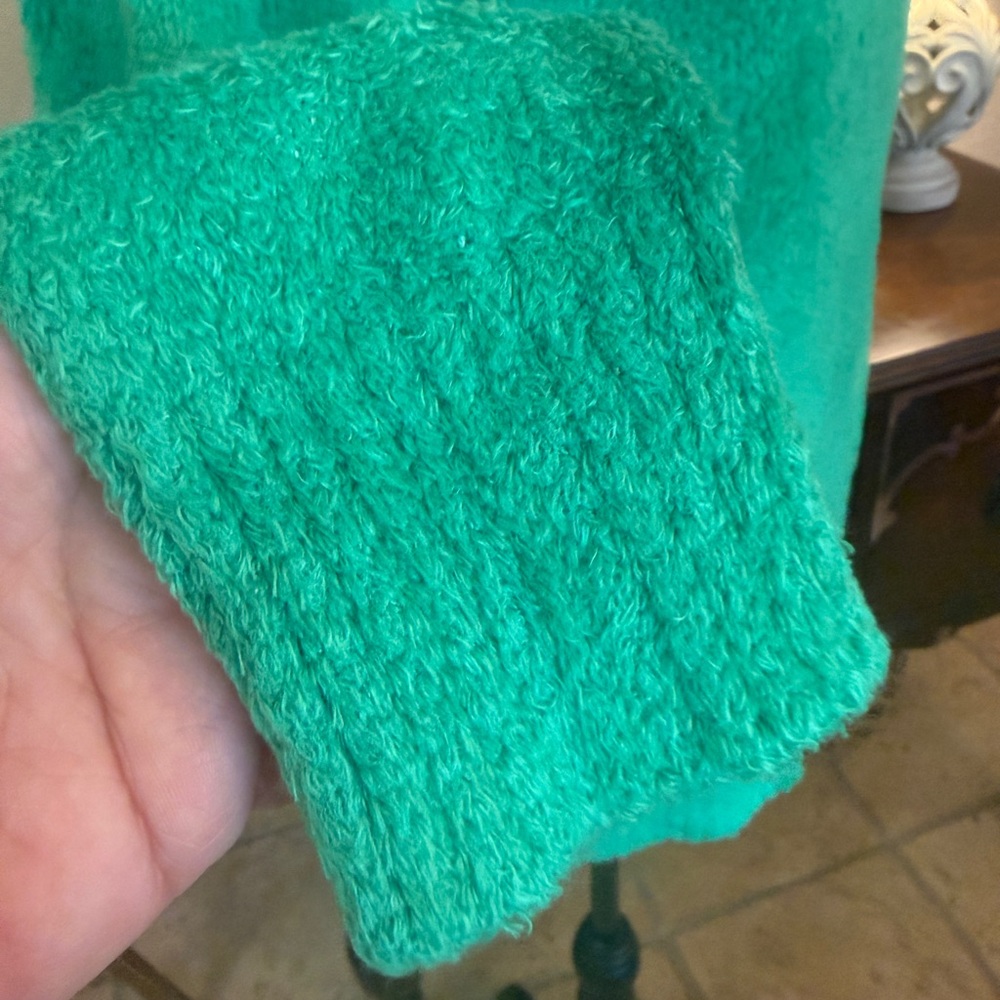 Style & Co. Kelly Green Chenille Women's Sweater - Picture 6 of 13